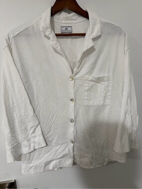 Petite plume Pima cotton pj top